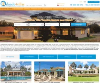 Orlando4Villas.com(Orlando Villas & Vacation Rentals in Florida) Screenshot