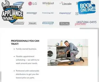 Orlandoappliancemaster.com(Appliance Repair) Screenshot