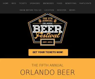 Orlandobeerfestival.com(Orlando Beer Festival 2020) Screenshot
