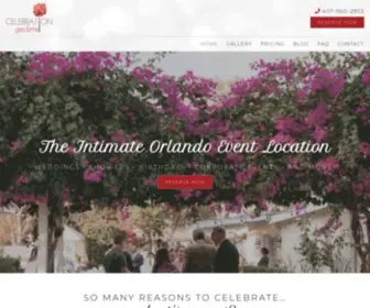 Orlandocelebrationgardens.com(Orlando Wedding Venue) Screenshot