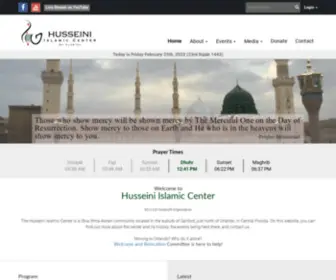 Orlandocenter.org(Husseini Islamic Center) Screenshot