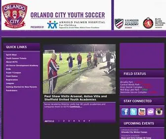 Orlandocityyouth.org(Orlando city soccer club) Screenshot