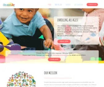 Orlandoday.org(Daycare Orlando) Screenshot