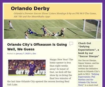 Orlandoderby.com(Orlando Derby) Screenshot