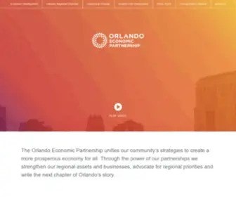 Orlandoedc.com(Orlando Economic Partnership) Screenshot