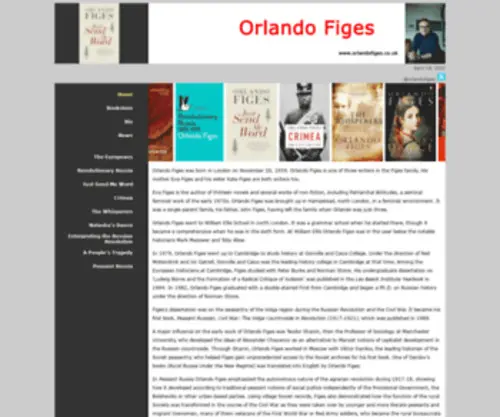 Orlandofiges.co.uk(Orlando Figes) Screenshot