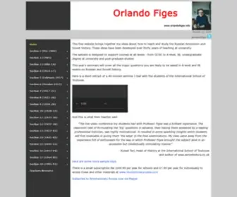 Orlandofiges.info(Orlando Figes) Screenshot