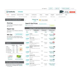 Orlandogasprices.com(Orlando Gas Prices) Screenshot