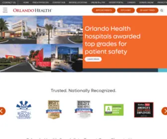 Orlandohealth.com(Orlando Health) Screenshot