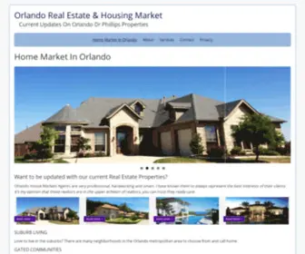 Orlandohousemarket.com(Current Updates On Orlando Dr Phillips Properties) Screenshot