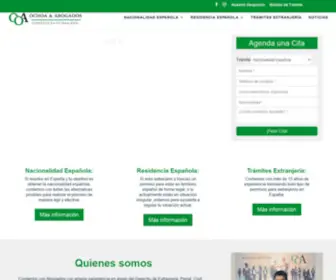 Orlandoochoaabogados.com(Abogados expertos en Extranjería e Inmigración en Barcelona) Screenshot