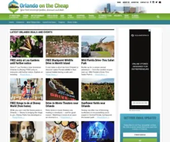 Orlandoonthecheap.com(Orlando on the Cheap) Screenshot