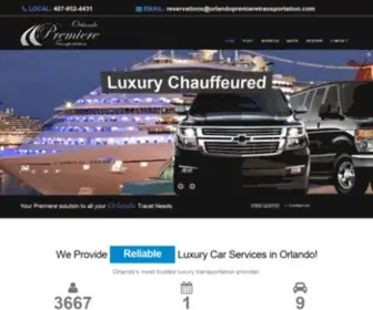 Orlandopremieretransportation.com(Premier) Screenshot