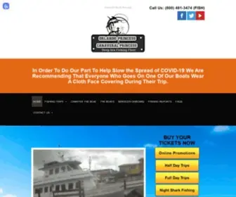Orlandoprincess.com(Orlando Princess &amp; Canaveral Princess Deep Sea Fishing Orlando Princess &amp; Canaveral Princess Deep Sea Fishing) Screenshot