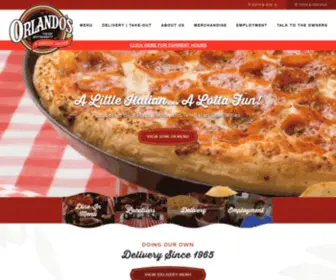 Orlandos.com(Orlando's Italian Restaurants) Screenshot