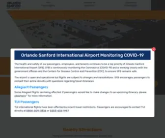 Orlandosanfordairport.com(Fly Fast & Affordably) Screenshot