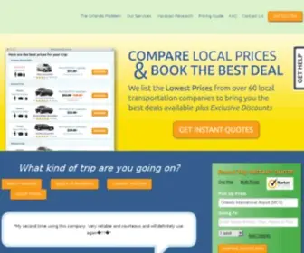 Orlandoshuttleservice.com(Easier Orlando transportation) Screenshot