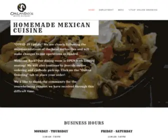 Orlandosonmain.com(Orlando's Mexican Restaurant) Screenshot