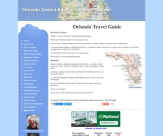 Orlandotouristinformationbureau.com(Orlando Tourist Information Bureau) Screenshot