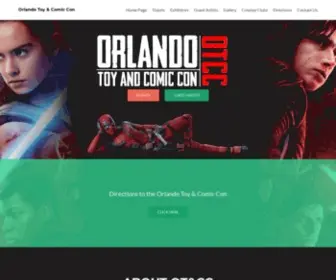 Orlandotoyandcomiccon.com(Orlando Toy & Comic Con) Screenshot