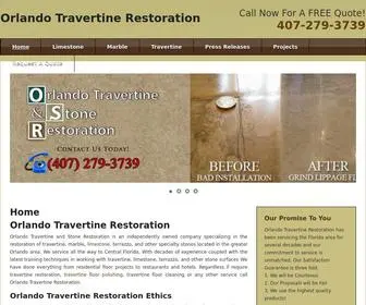 Orlandotravertinerestoration.com(Orlando Travertine Restoration) Screenshot