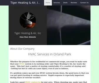 Orlandparkairconditioningrepair.com(HVAC Services in Orland Park) Screenshot