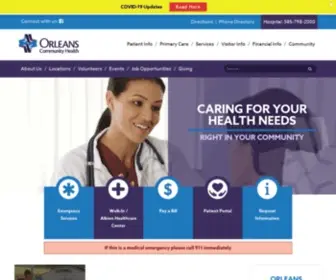 Orleanscommunityhealth.org(Orleans Community Health) Screenshot