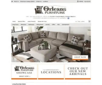 Orleansfurniture.com(Orleans Furniture) Screenshot