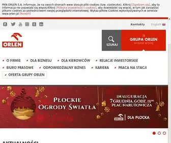 Orlen.pl(PKN ORLEN) Screenshot