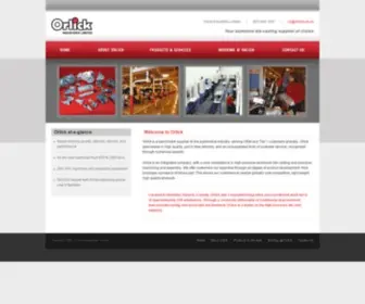 Orlick.on.ca(Orlick Industries Ltd) Screenshot