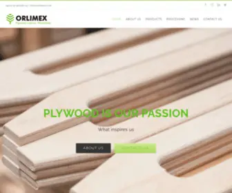 Orlimex.co.uk(Buy high quality plywood throughout Europe) Screenshot