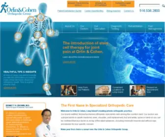 Orlincohen.com(Orlin & Cohen Orthopedic Group) Screenshot