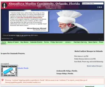 Orljamaat.org(Muslims who believe in the Messiah) Screenshot