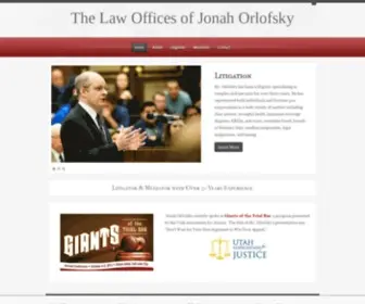 Orlofskylaw.com(Jonah Orlofsky) Screenshot