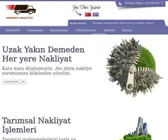 Ormancinakliyat.com(Manisa Nakliye Hizmetleri) Screenshot