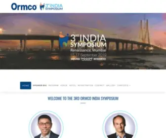 Ormcosymposium.com(INDIA Symposium 2019) Screenshot