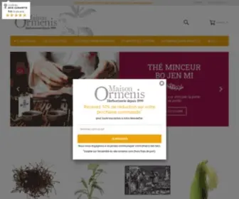 Ormenis.com(Herboristerie Paris 20ème et E) Screenshot
