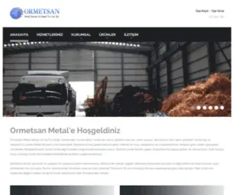 Ormetsan.com(Ormetsan Metal Sanayi) Screenshot