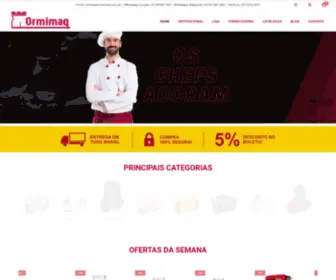 Ormimaq.com.br(Equipamentos e Utilidades para Gastronomia) Screenshot