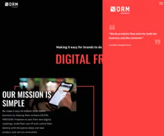 Ormlondon.com(ORM Digital) Screenshot