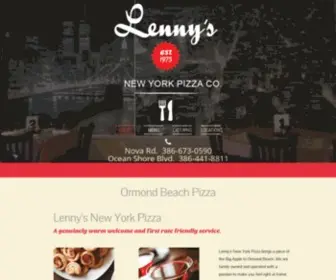 Ormondpizza.com(Ormond Beach Pizza) Screenshot