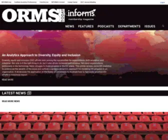 ORMS-Today.org(Operations Research Management Science Today) Screenshot