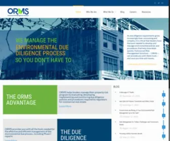 ORMS.com(Environmental due diligence) Screenshot