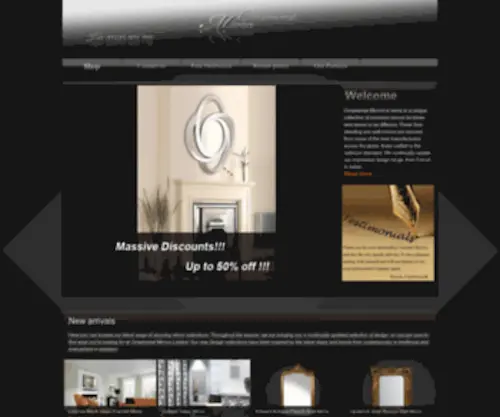 Ornamentalmirrors.co.uk(Decorative Wall Mirrors From Ornamental Mirrors Limited) Screenshot