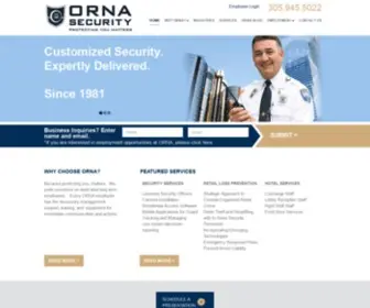 Ornasecurity.us(Orna Security Services) Screenshot