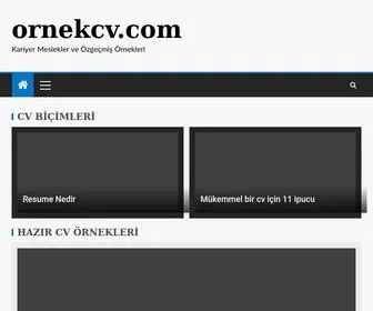 Ornekcv.com(Özgeçmiş) Screenshot