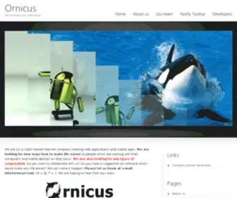Ornicus.com(We will make your work faster) Screenshot