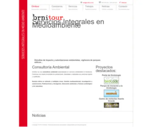 Ornitour.com(Consultoría ambiental) Screenshot