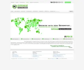 Orniz.com(Outsourced and Offshore Product Development Company) Screenshot