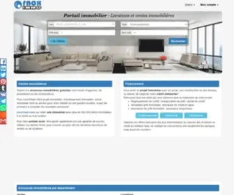 Ornox.fr(Portail immobilier. Annonces immobilières gratuites en France et Dom) Screenshot